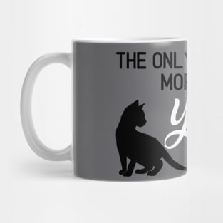 I Love My Cat More Than Yoga Mug